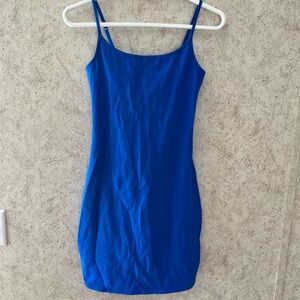 Express Cobalt Blue Spaghetti Strap Tank Dress